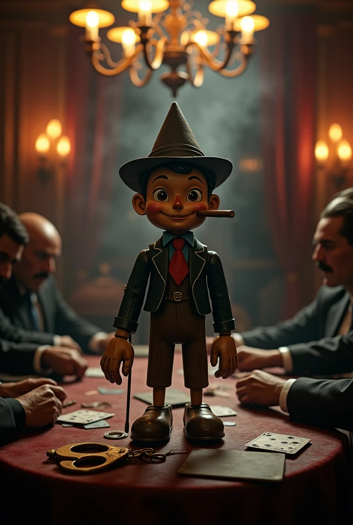 Mafia wooden puppet Pinocchio RPG