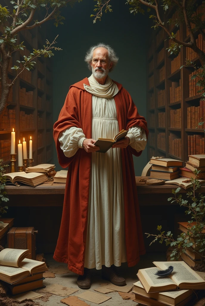 Create an image about the book essays by Montaigne 