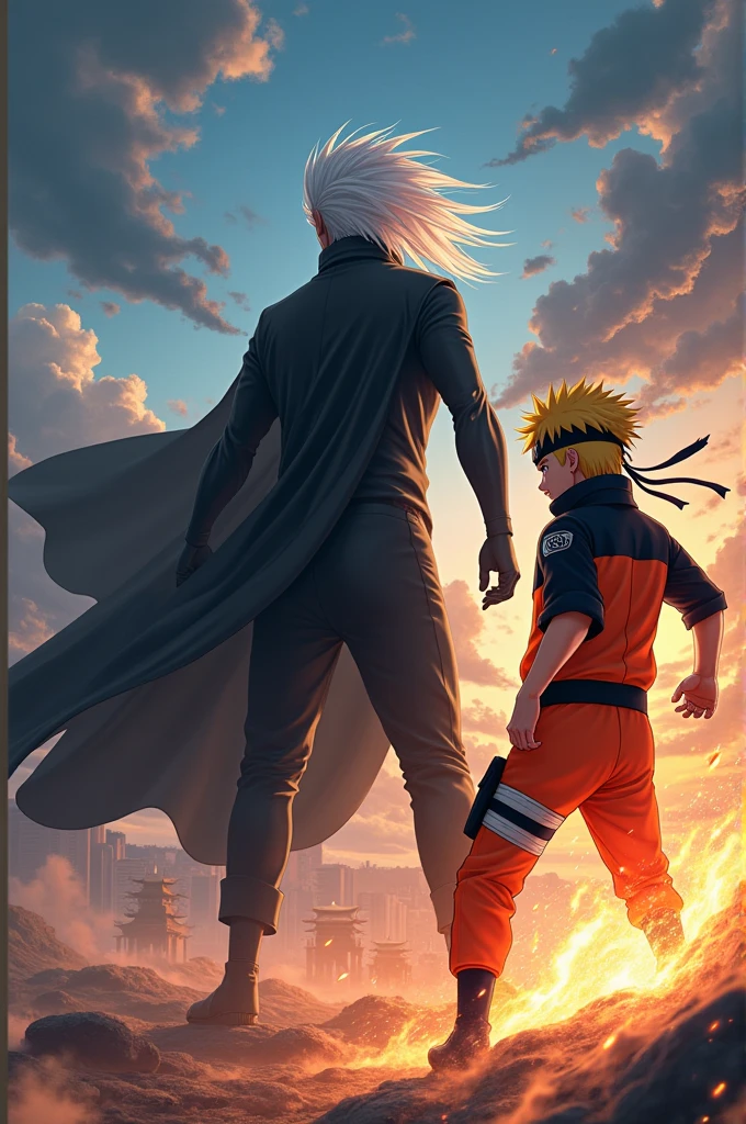 Gojo Fighting with Naruto other ring