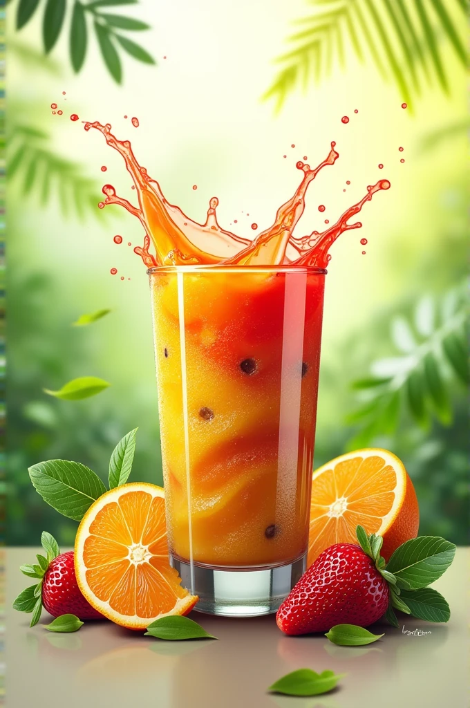 Natural Juice and Smoothie Company Logo 
