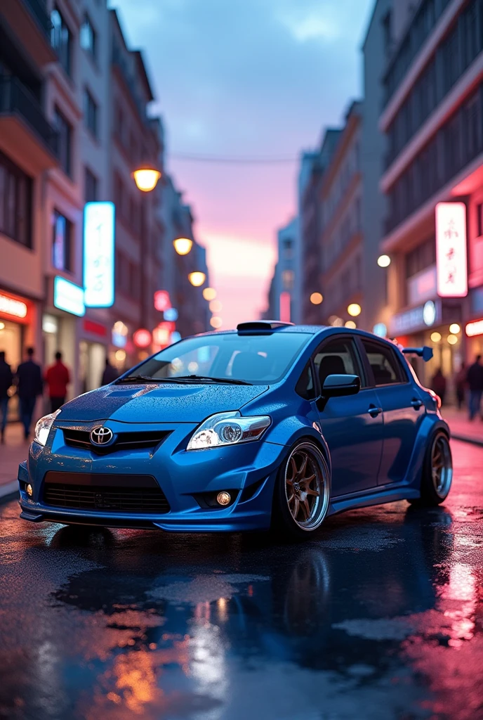 Toyota Auris 2010 tuned what exists in real life (photos from different angles)