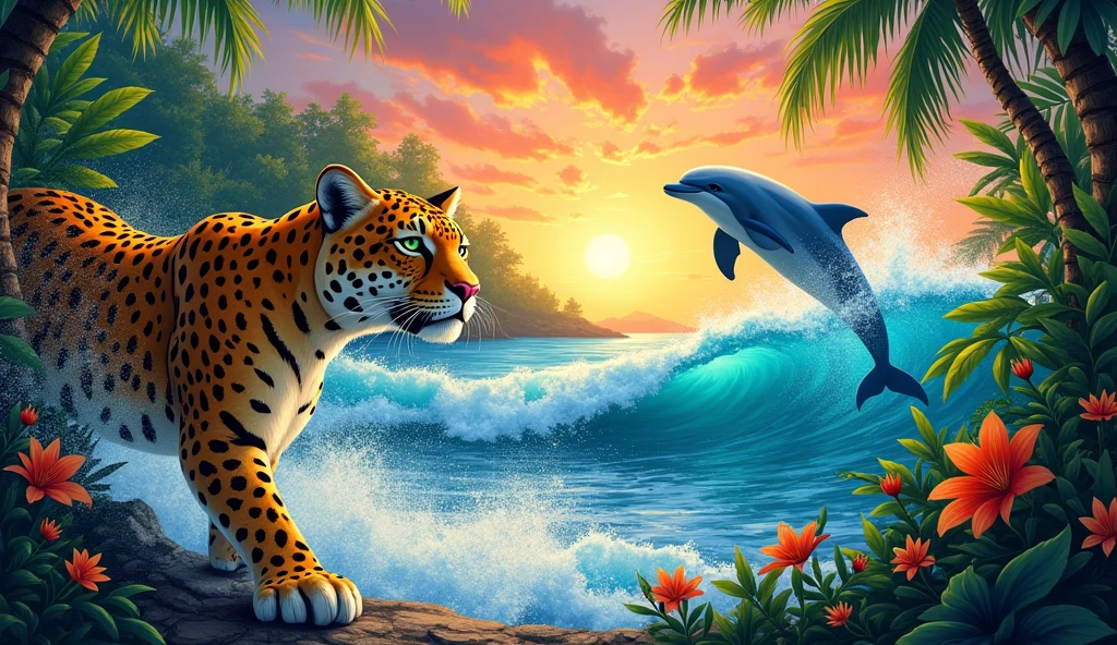 From the jungle to the sea,
They live so wild and free!