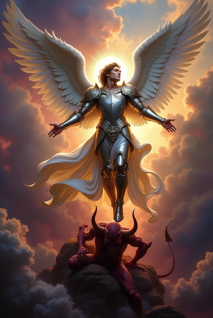 Saint Michael the Archangel Trample the Devil