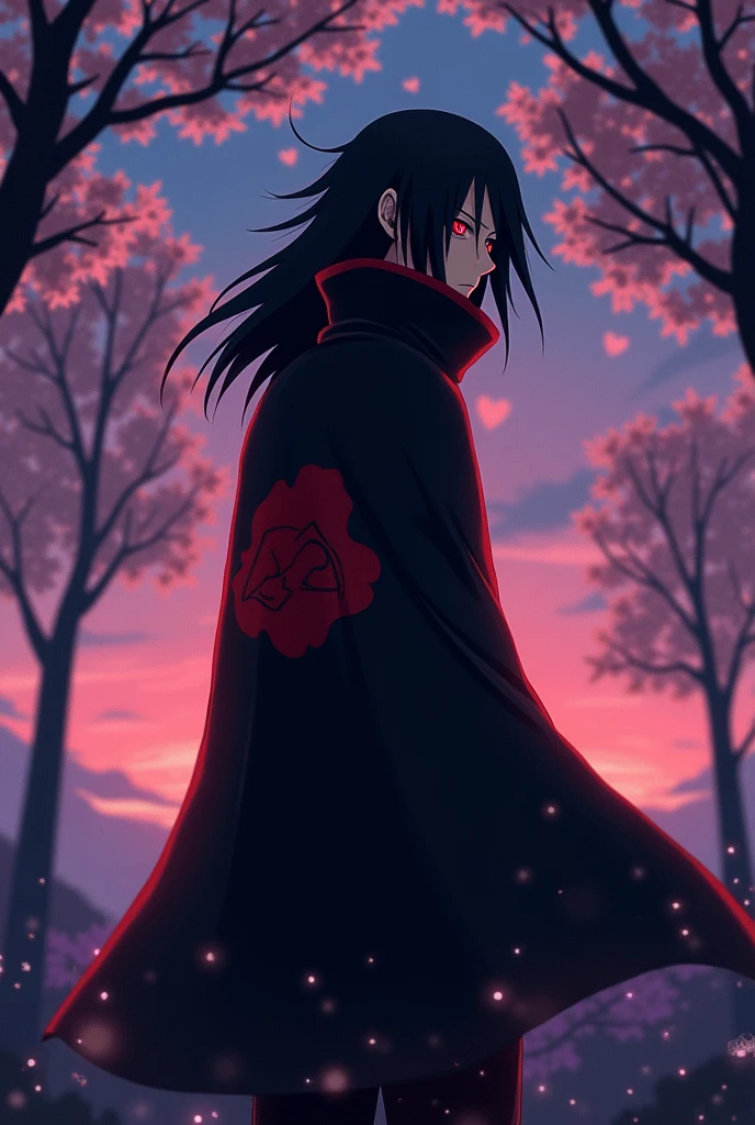 create an image of Itachi Uchiha from Naruto