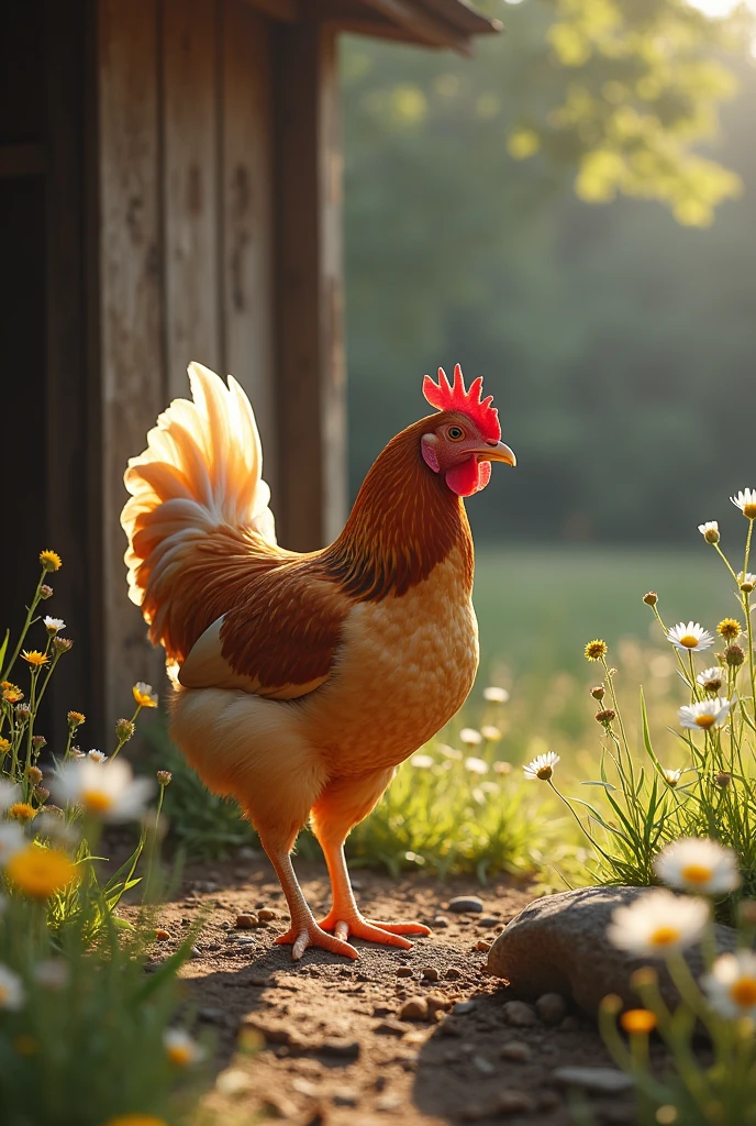Compose a tribute to a hen that was killed today