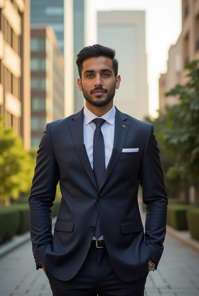 Saad is a 29-year-old man known for his strong sense of responsibility and dedication. He has a commanding presence and is often seen as a pillar of support for his family and friends. Saad has a refined taste, reflected in his professional life as an architect and his personal style. His demeanor is a mix of professionalism and approachability, which makes him well-respected among his peers and loved by those close to him. Despite his serious responsibilities, he has a warm, caring side, especially evident in his interactions with his younger siblings and friends. Saad is also known for his occasional bouts of frustration, but he balances this with a deep sense of loyalty and care for his family.