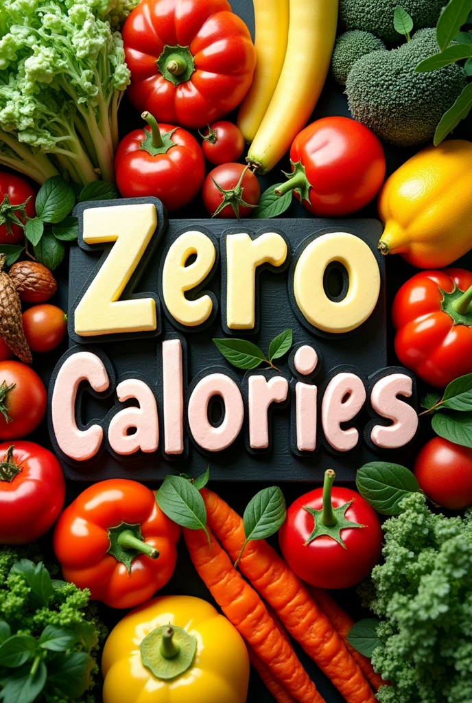a photo that says zero calories