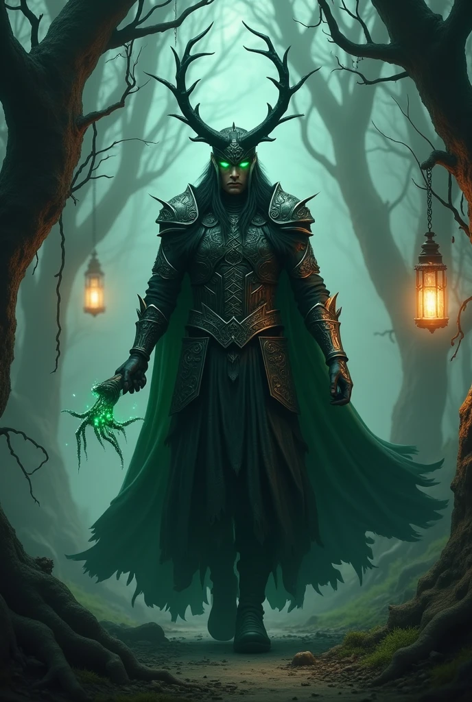 create a character similar to loki, more shadows for rpg