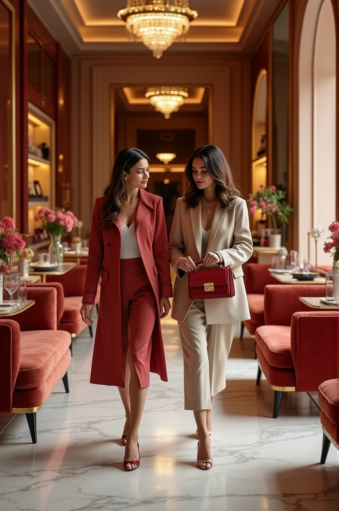 Create a luxury brand with the name "shoping friends"
