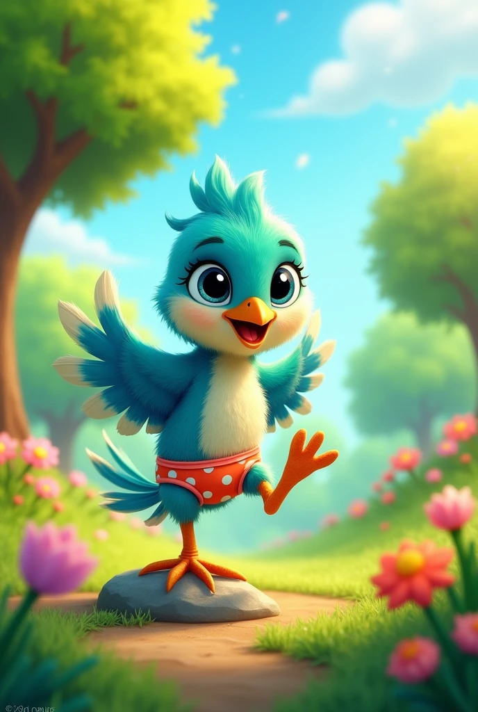 Cawey with underwear