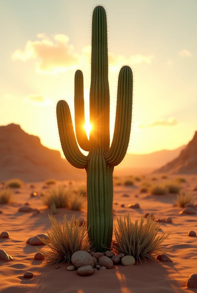 cactus stalk 3d 