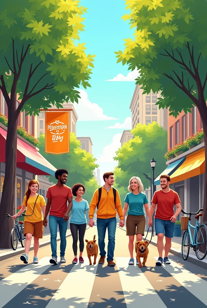 Image commemorating Pedestrian Day