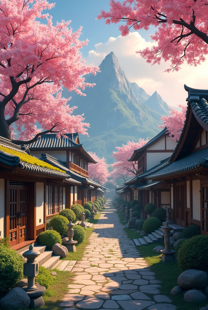 Japanese Zelda town style