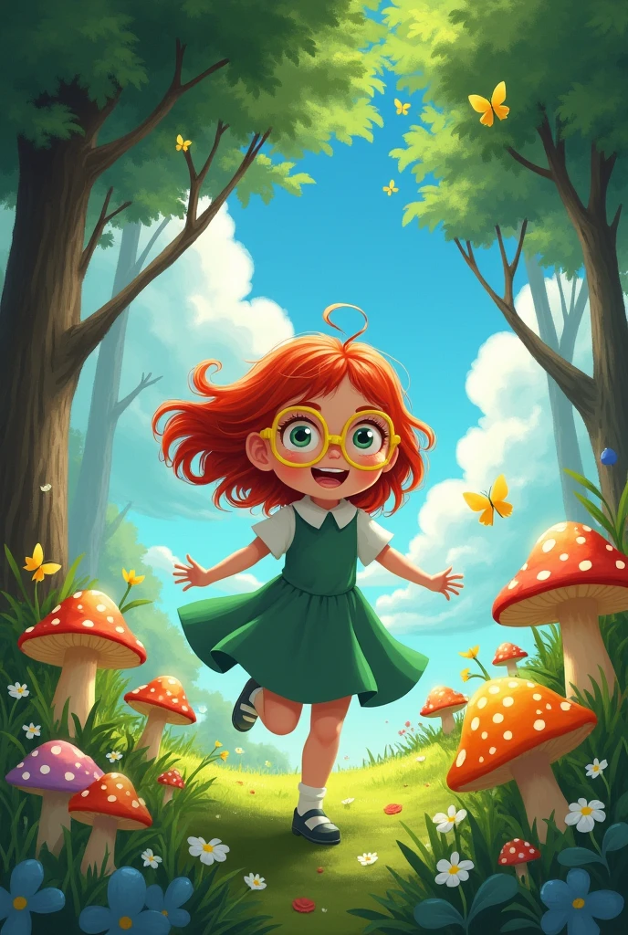 A whimsical style reminiscent of Studio Ghibli