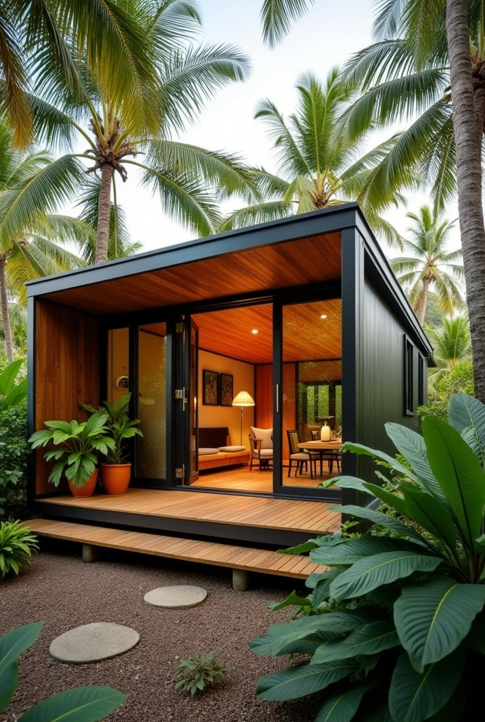 Fijian tiny house modern simplicity 
