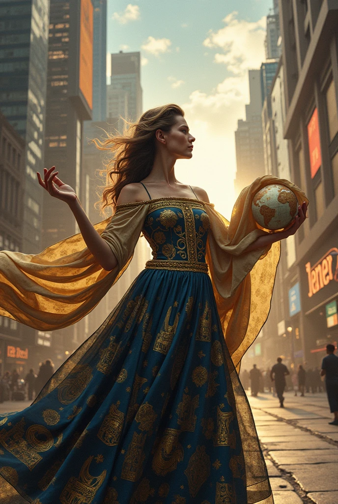 What would the representation of the muse of history be like in the present day??