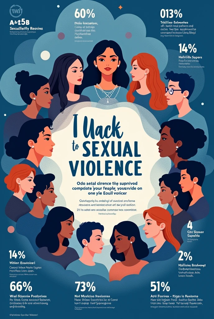 Can you create a poster or infographic about sexual violence? 