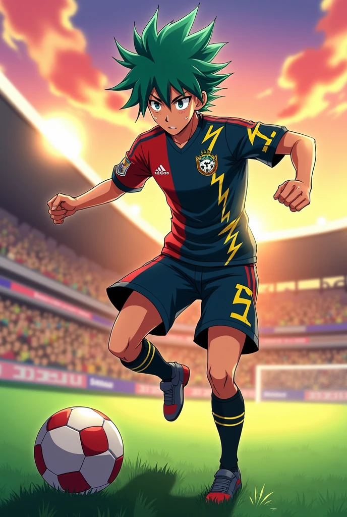 Inazuma Eleven midfielder, similar to Ryuji Midorikawa 