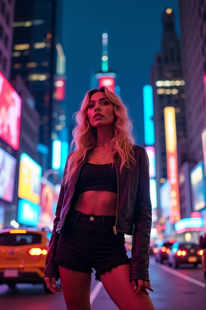 Capa de album com a Sabrina carpenter em Nova York 