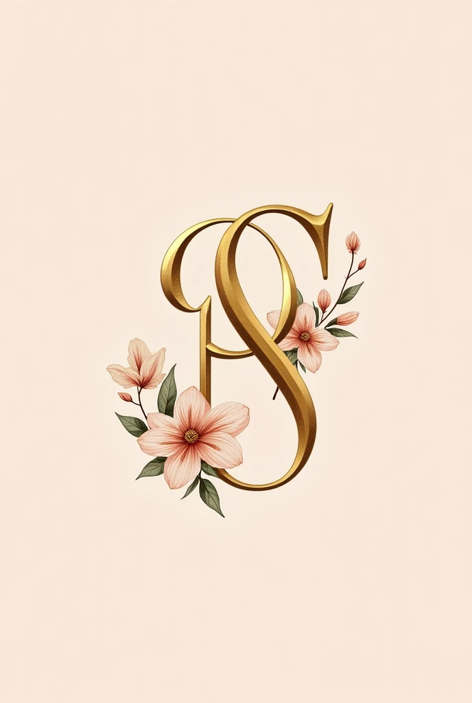 I would like a logo idea for a Beauty Studio
With the letters in gold with the letter P S 