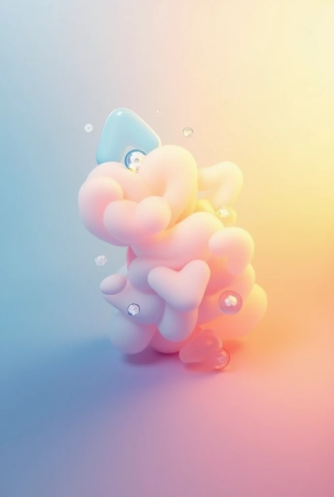 
a cover for a feelings album and the design is very minimalist with polychrome colors 