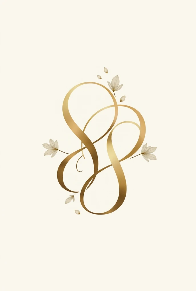 I would like a logo idea for a beauty studio with the color of the letters golden with the letter PS elegant and sophisticated that symbolizes the beauty of a minimalist woman.