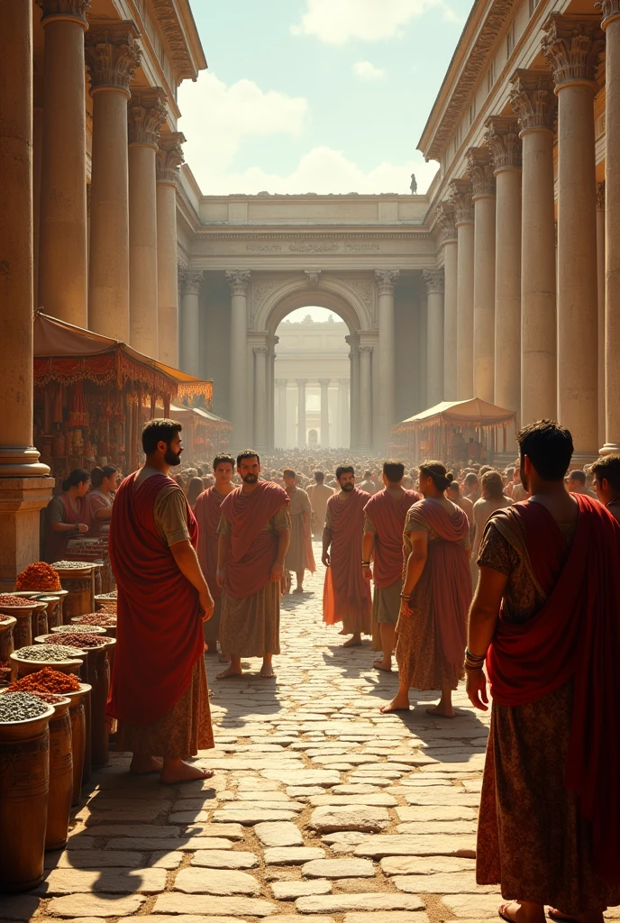 Imagine Rome developing its economy