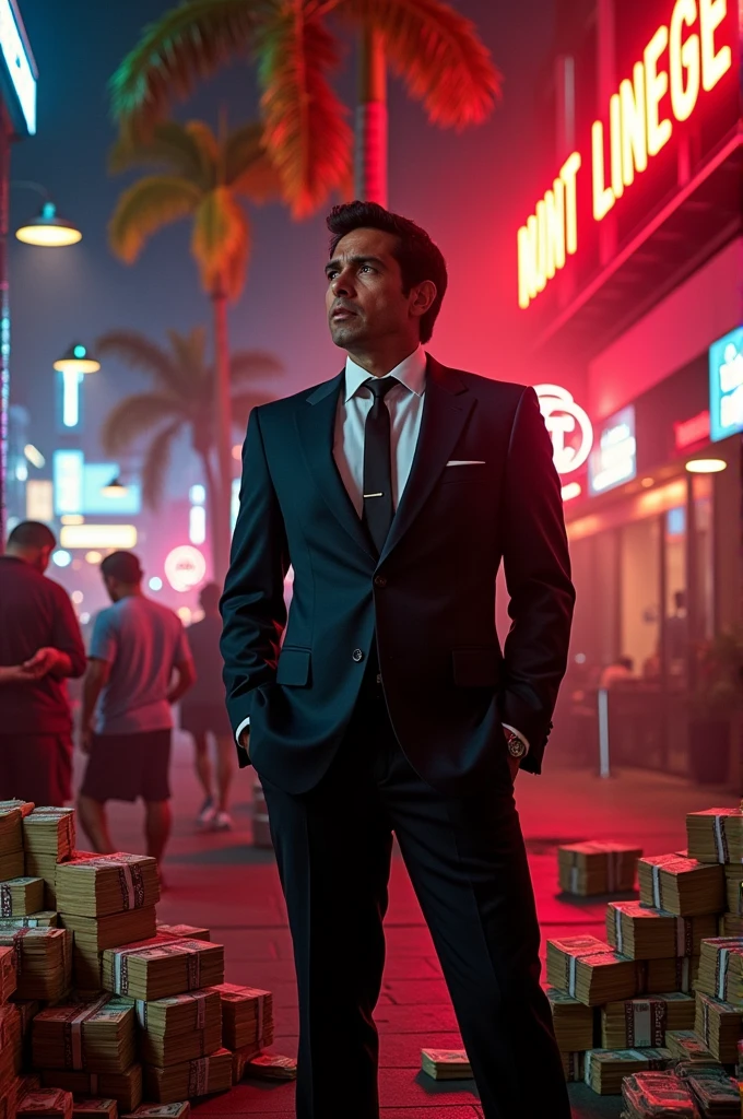 Imagine Roberto Gómez Bolaños,comedian,Mexican,as the character,played by,Al Pacino,In the film,Scarface,