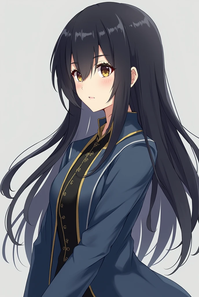 ((best quality)), ((masterpiece)), (detailed), 1girl from gam e blue archive his name tendou arisu ,Long black hair cut short