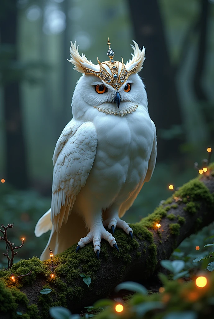 The white owl's helmet