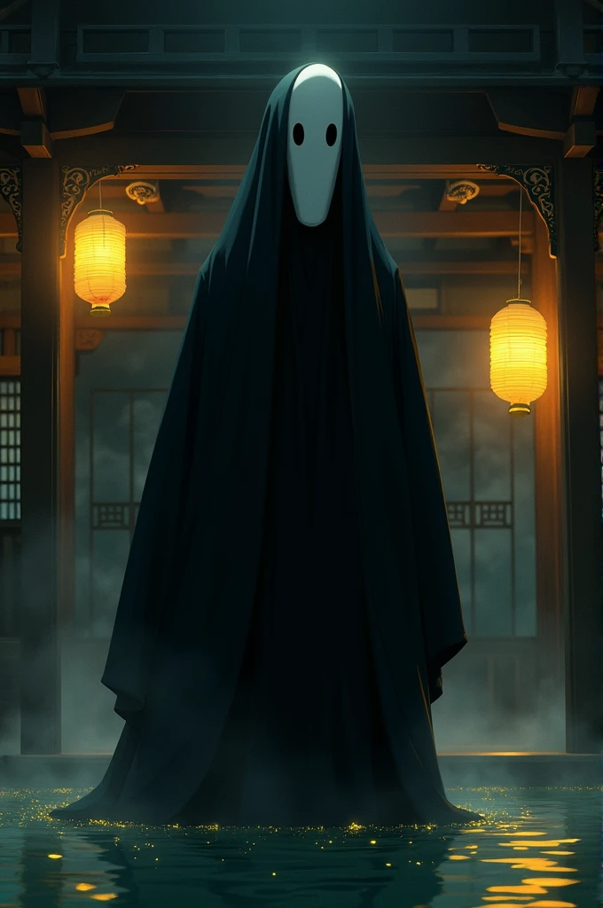 Create the face-less from the movie Spirited Away