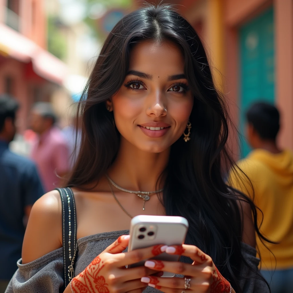 A beautiful Indian modern face
