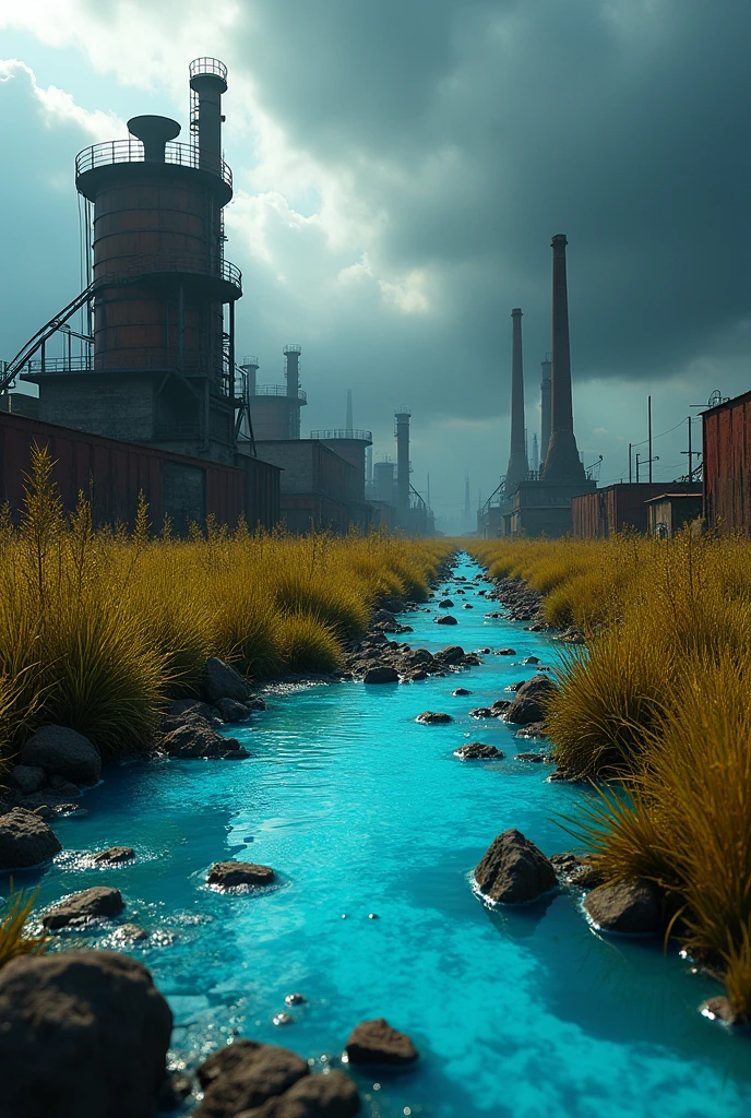 Aggressive chemical residues discarded into the environment
