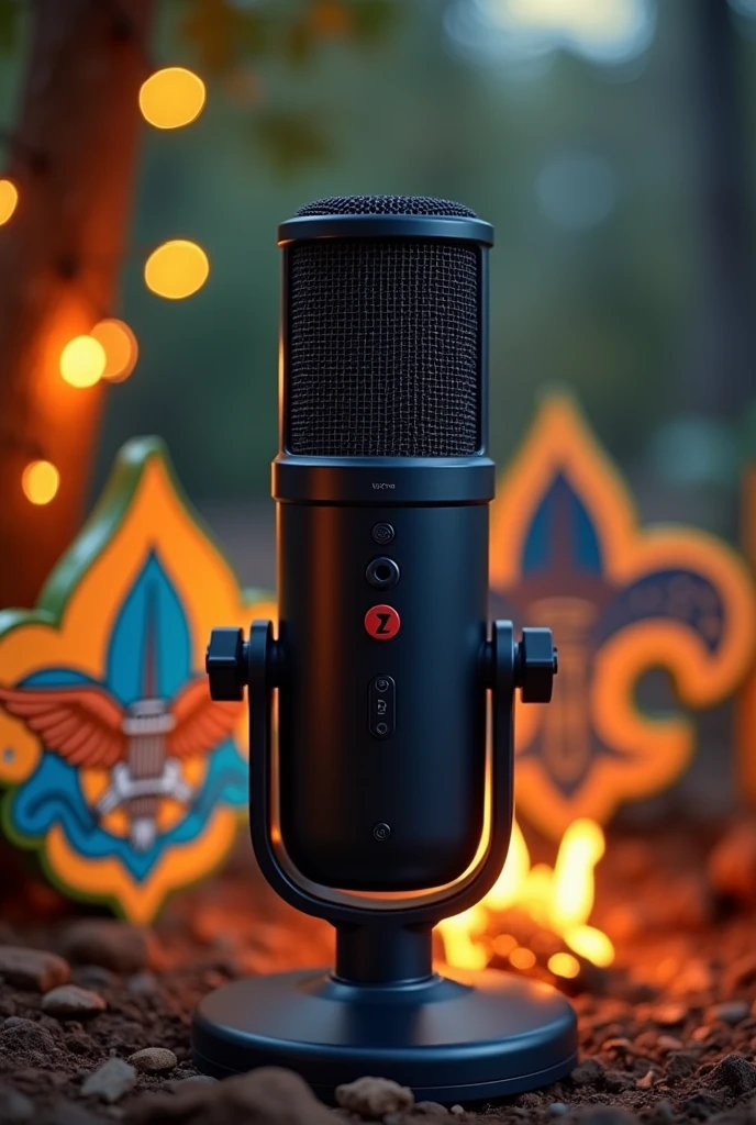 Combine Rodecast microphone with the largest Scout symbols 