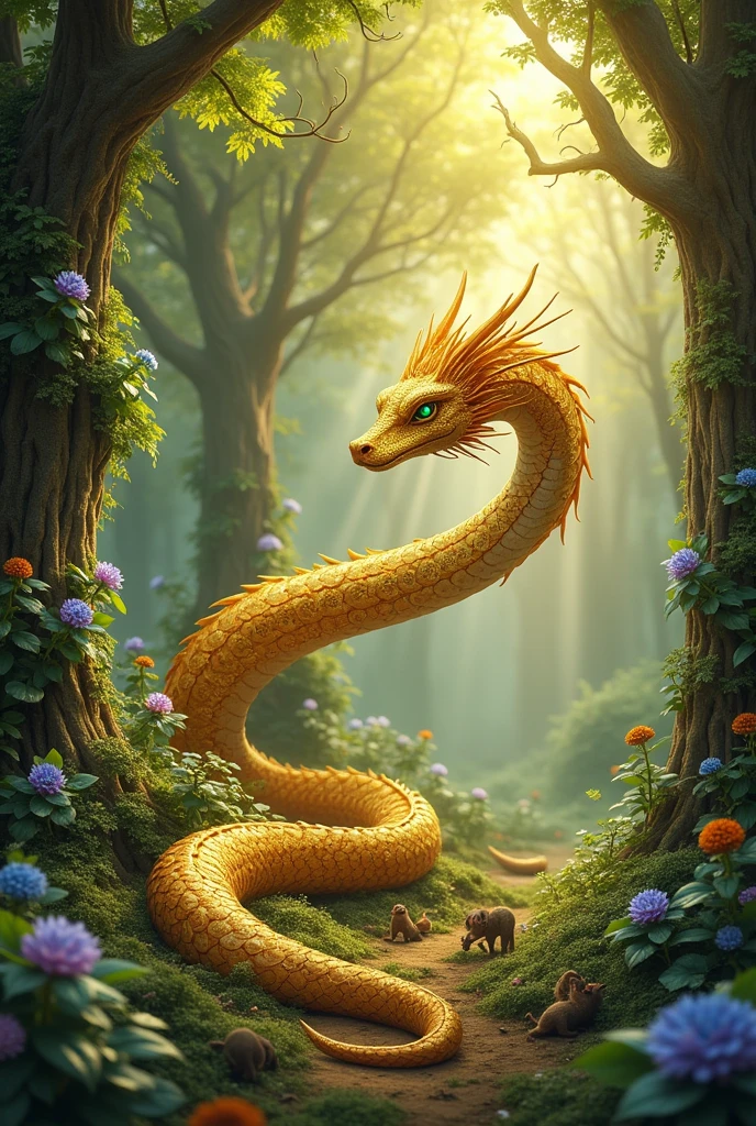 Golden lindworm