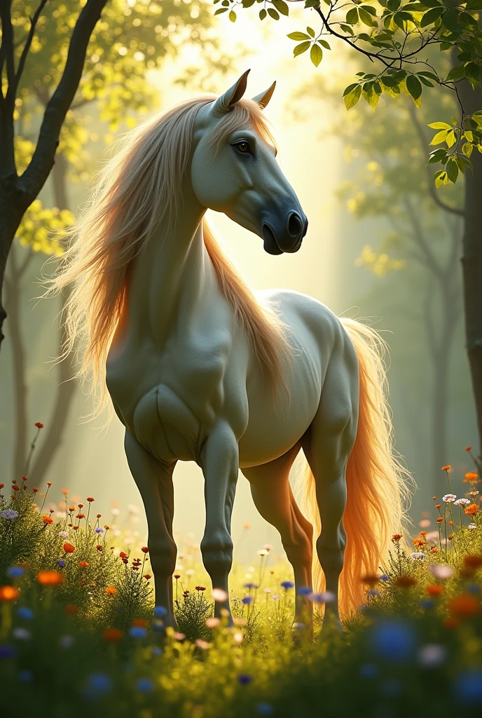 Centaur Horse,Beautiful woman,((((Wide angle)))),