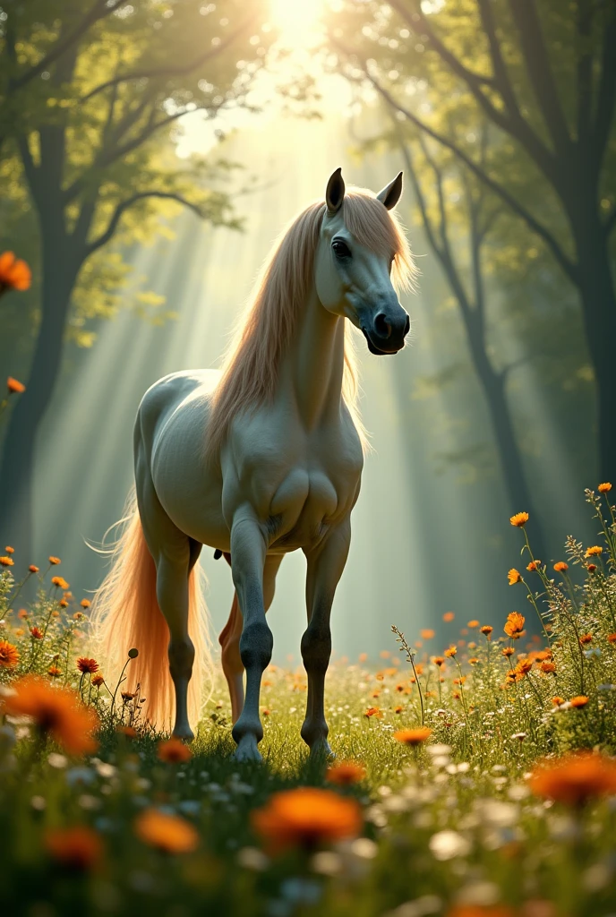 Centaur Horse,Beautiful woman,((((Wide angle)))),