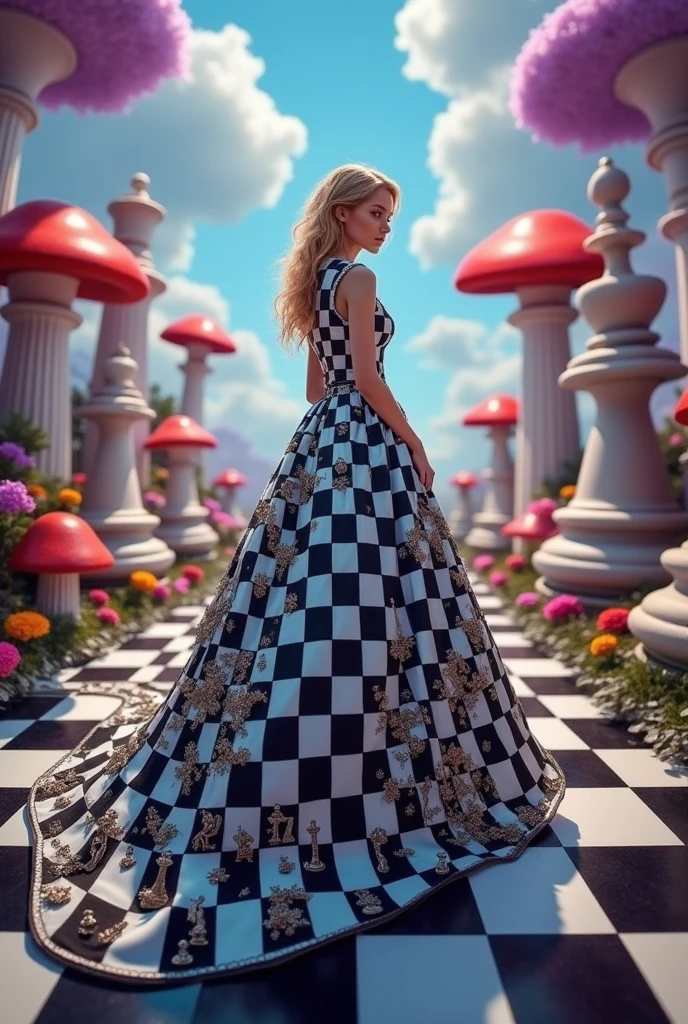 Alice in Wonderland Chess Skin 