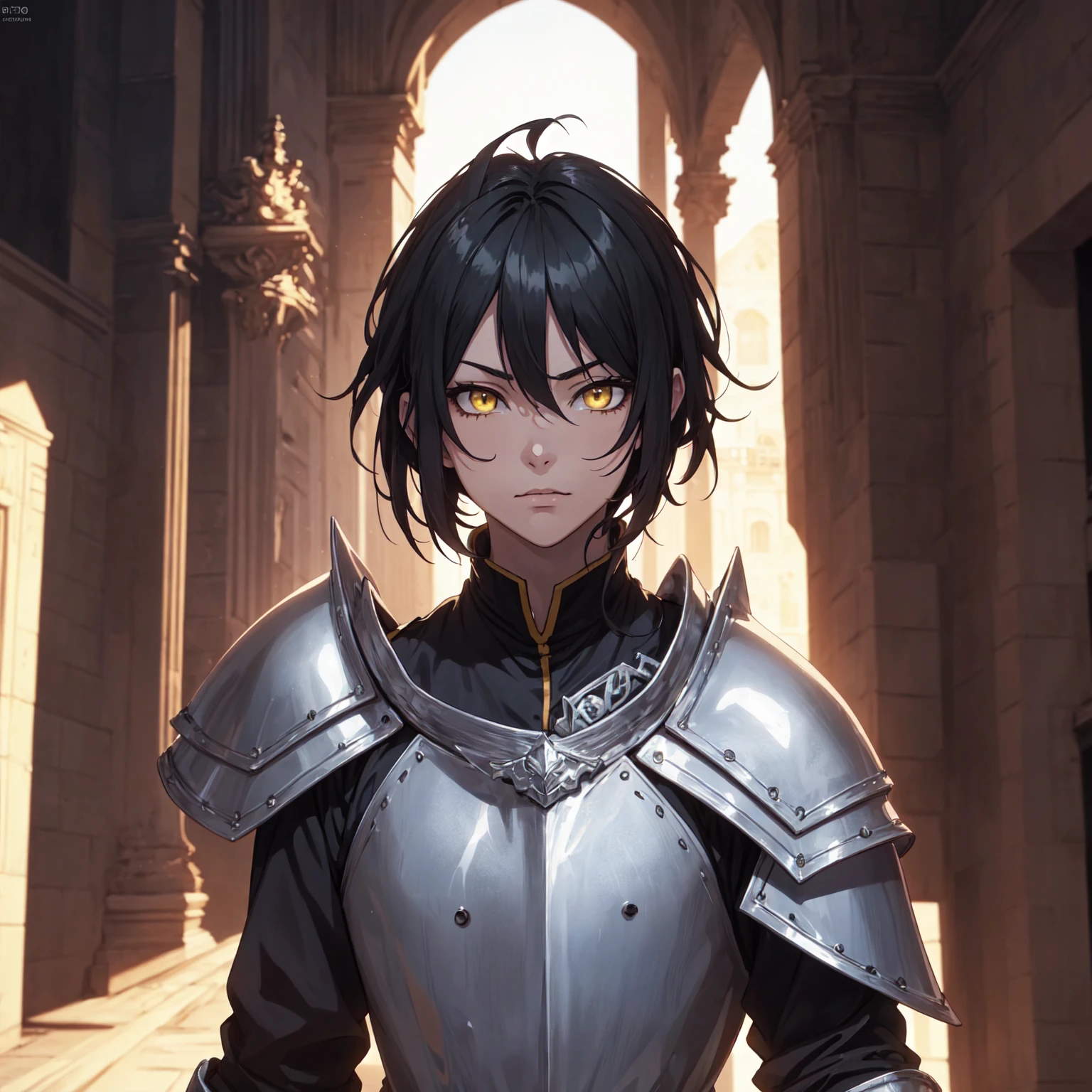 128K Ultra High Definition,
128K Ultra High Quality,
128K Ultra High Resolution,
Best Definition,
Best Quality,
Best Resolution,
Perfectly Detailed,
Perfectly Designed,
Extremely Detailed,
Extremely Designed,
Hyper Detailed,
Hyper Definition,
Hyper Quality,
Hyper Resolution,
Masterpiece,
(((Anime))),
Body Shot,
(((Boy))),
Handsome,
Muscular Body,
(((Black Mid Hair))),
(((Yellow Eyes))),
(((Platinum Warlord Armor))),
(((Inside Of Medieval Royal Palace Background Scenery))),