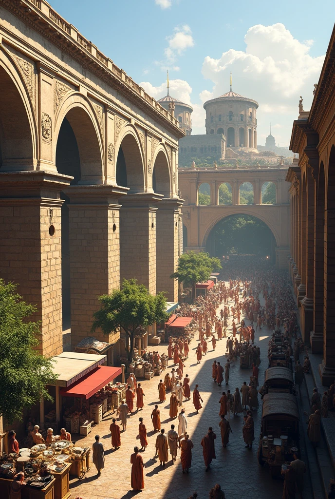 infrastructure, Roman economy and culture