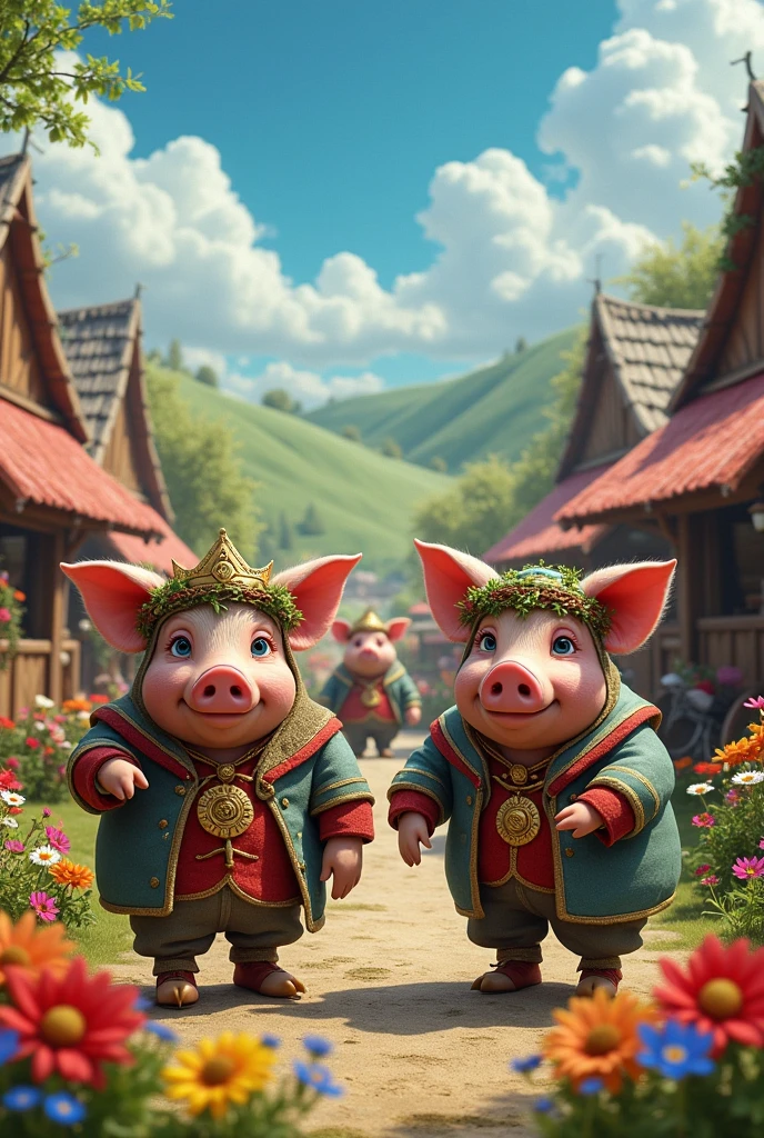 World dominated by pigs