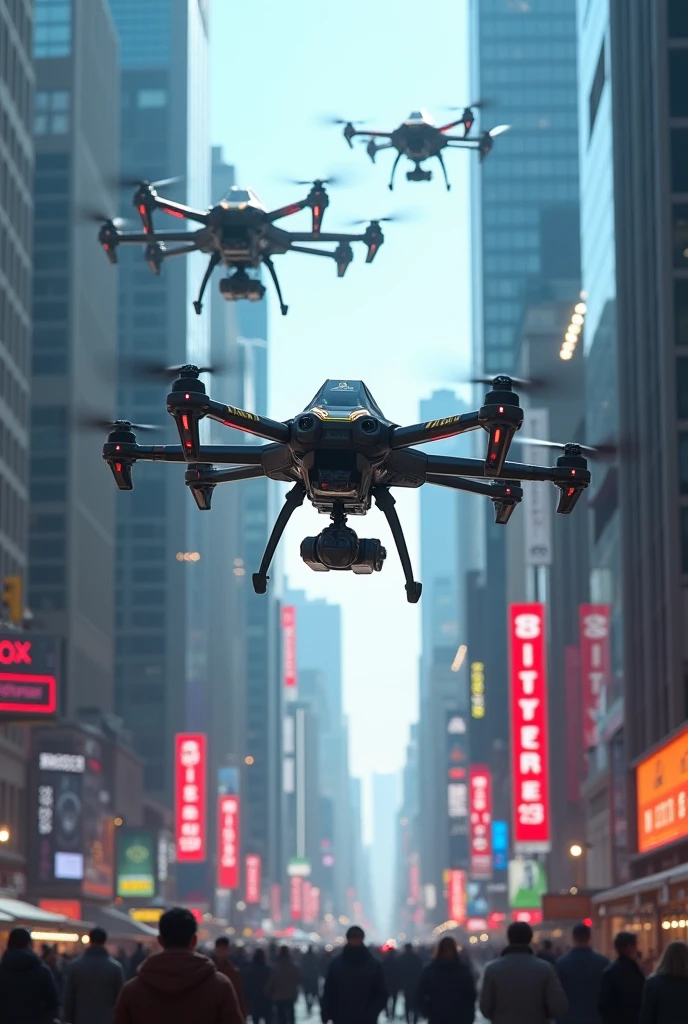 Delivery guys that are drone pilot whit military like rankings 