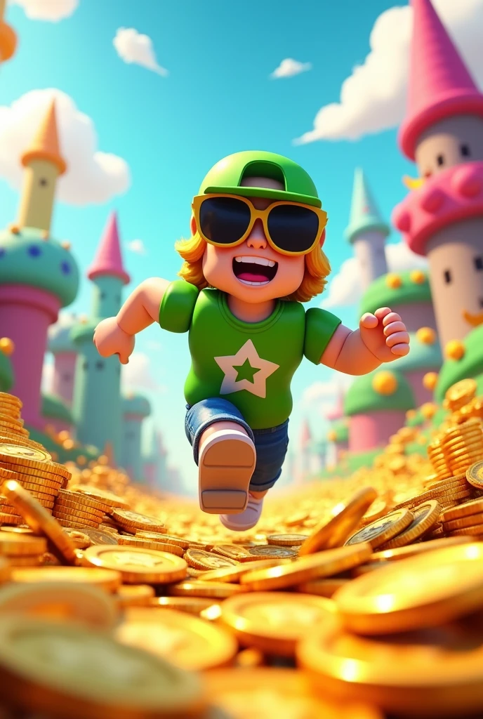 Roblox man collecting moneys