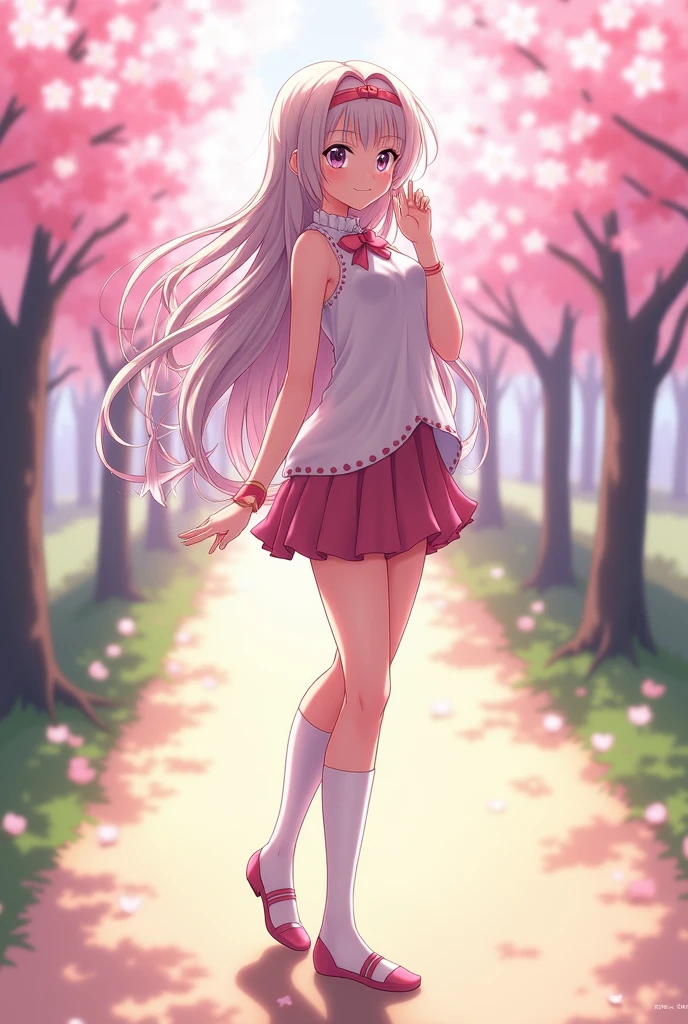 Generate anime feet beautiful woman with high socks