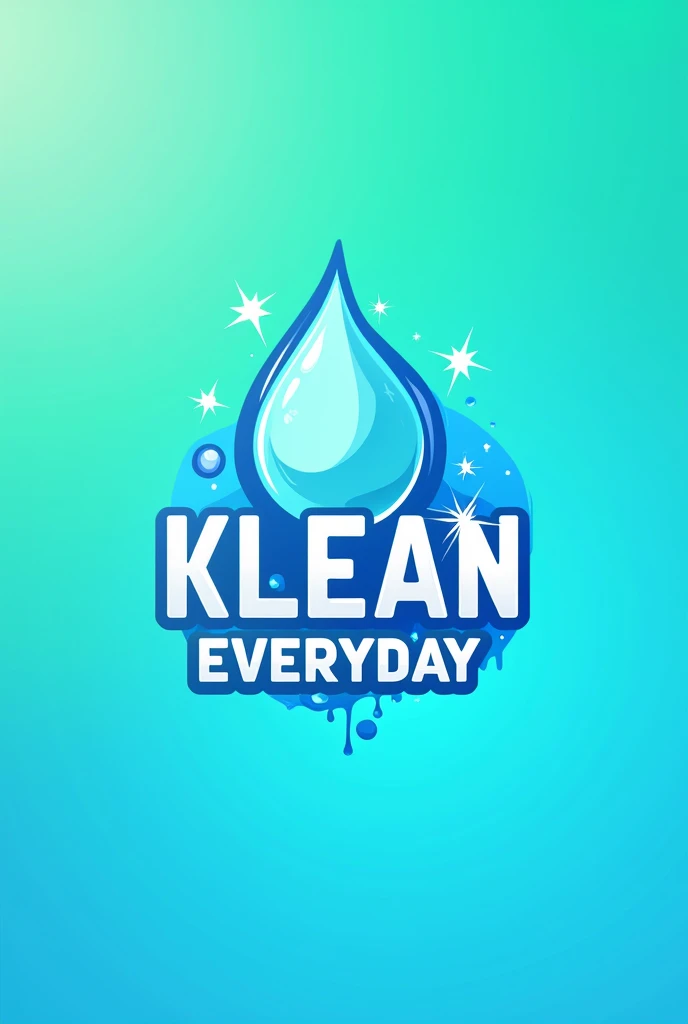 I need a logo with name KLEAN EVERYDAY 