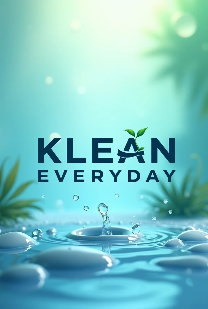 I need a logo with name KLEAN EVERYDAY 