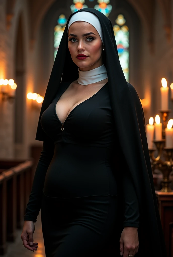 sexy nun with big boobs