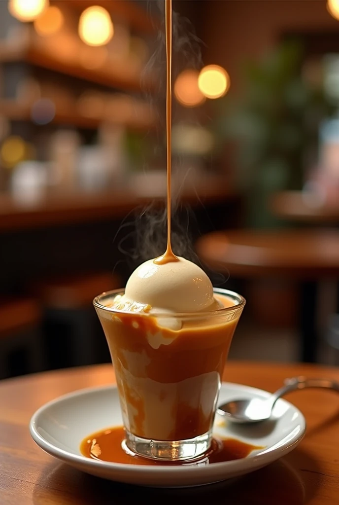 Gourmet Coffee and Ice Cream Affogato