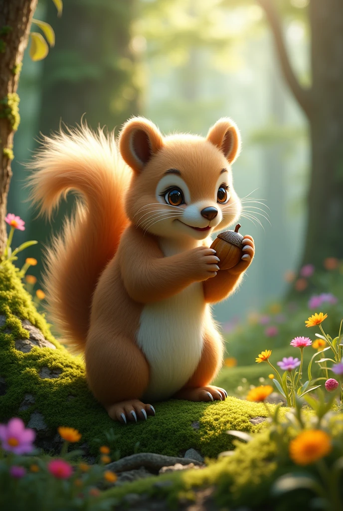 a mixture of bear, squirrel, and rat