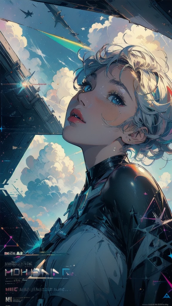 (((masterpiece, highest quality))),(((solo:1.2))),(((1girl:1.2))),32k wallpaper, very detailed, poster, vintage science fiction,(((((geometric cinematic movie poster))))), ((((bauhaus)))),(((abstract))),((((mid century modern)))),(((((portfolio))))),(((((Close-up))))),(((((bust up))))),((((more various angle)))),(((highlight))),((((heterochromia)))),(((complete. detailed face))),(((Extremely talented))),(((most complecated machine))),(((Overall colorfully))),((((((Absolutely gradation background)))))),(((Cumulonimbus)))